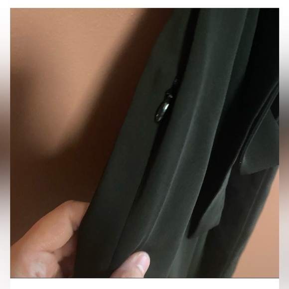 🖤Mika Mindel,Naomi Noir Tie-Waist Dress, UNIQUE Zipper POCKETS, EUC,size 4 - Picture 3 of 15